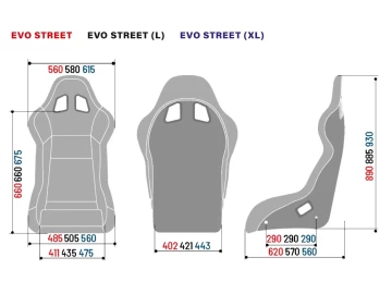 Banco Desportivo Sparco EVO STREET