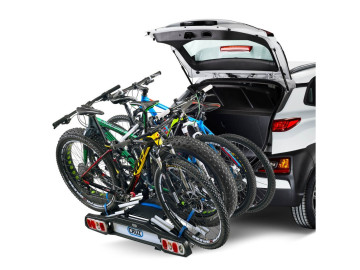CRUZ Pivot R3 – Suporte para 4 bicicletas com engate de reboque (versão EU)