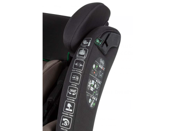 Cadeira Auto Carrello Unity 40-150cm Accord Grey