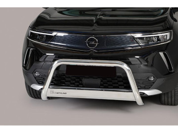 Grelha Frontal em aço inoxidável Ø63mm com travessa. Aprovação CE