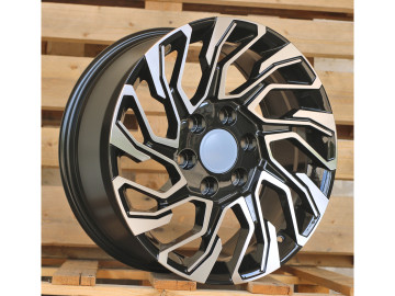 Jantes 4x4 18x8 6X139.7 ET 25 106.1 (Preto Polido)