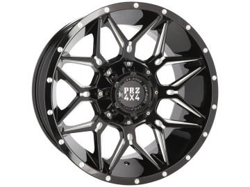 Jantes 4x4 20x10 8X165.1 ET 0 121.3 (Preto)
