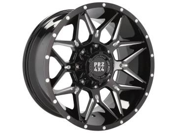 Jantes 4x4 20x10 8X165.1 ET 0 121.3 (Preto)