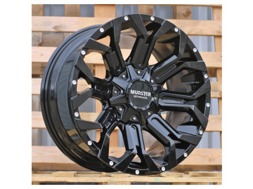 Jantes 4x4 20x9 8X165.1 ET 0 125.1 (Preto)