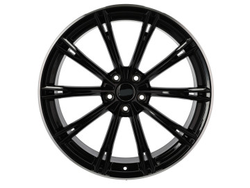 Jantes Look ABT Sport GR 20x9 5X112 ET 30 66.5 (Preto + Aba Polido)