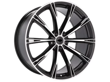 Jantes Look Audi ABT Sport GR 22x9.5 5X112 ET 31 66.5 (Preto Polido)