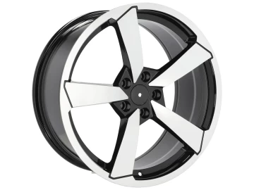 Jantes Look Audi Q8 19x8.5 5X112 ET 32 66.5 (Preto Polido)