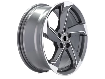 Jantes Look Audi TT RS Twist 18x8 5X112 ET 40 66.5 (Cinza Polido)