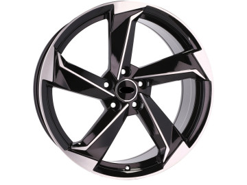 Jantes Look Audi TT RS Twist 18x8 5X112 ET 40 66.5 (Preto Polido)