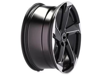 Jantes Look Audi TT RS Twist 19x8.5 5X112 ET 40 66.5 (Preto Polido)