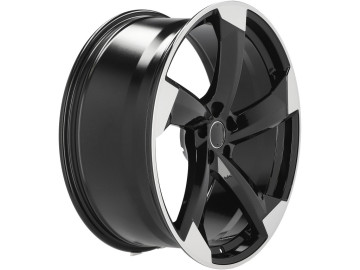 Jantes Look Audi Rotor Twister 19x8.5 5X112 ET 35 66.45 (Preto Polido)