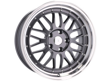 Jantes Look BBS LM 17x7.5 5X120 ET 34 72.6 (Gun Metal + Aba Polida)