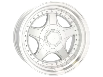 Jantes Look BBS RF 004 17x8.5 5X120 ET 20 74.1 (Prata + Aba Polida)