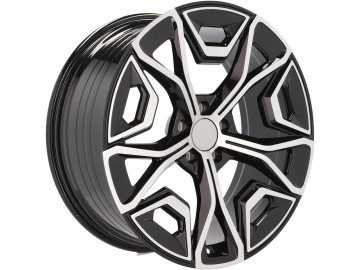 Jantes Look BMW Style 1021 iX i20 20x8.5 5X112 ET 28 66.6 (Preto Polido)