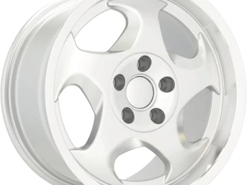 Jantes Look BMW Style 21 17x8 5X120 ET 15 74.1 (Prata + Aba Polida)