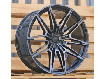 Jantes Look BWM M3 M4 Style 825M 22x9.5 5X112 ET 30 66.6 (Preto + Tinted Face)