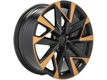 Jantes Look Cupra Ateca 19x8 5X112 ET 40 57.1 (Preto Polido Metade Matte Cooper)