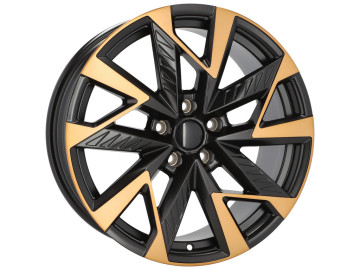 Jantes Look Cupra Ateca 19x8 5X112 ET 40 57.1 (Preto Polido Metade Matte Cooper)