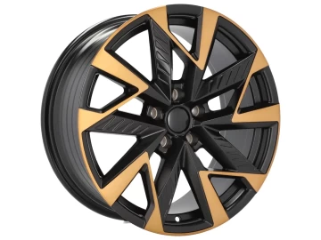 Jantes Look Cupra Ateca 19x8 5X112 ET 40 57.1 (Preto Polido Metade Matte Cooper)