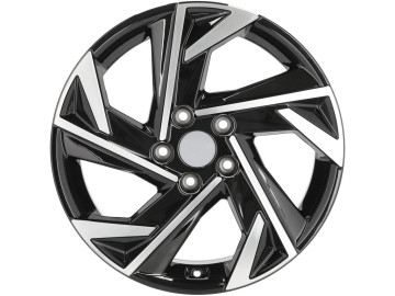 Jantes Look Hyundai Elantra 17x7 5X114.3 ET 49 67.1 (Preto Polido)