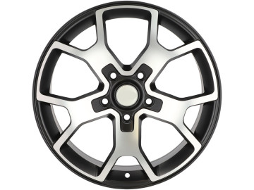 Jantes Look Jeep Grand Cherokee 18x8 5X127 ET 35 71.5 (Preto Polido Metade Matte)