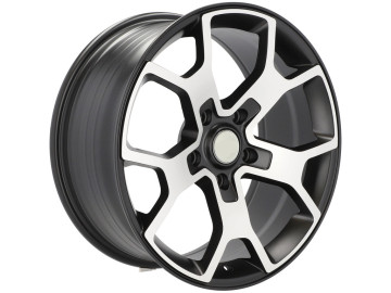 Jantes Look Jeep Grand Cherokee 18x8 5X127 ET 35 71.5 (Preto Polido Metade Matte)