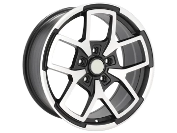 Jantes Look Jeep Grand Cherokee 18x8 5X127 ET 35 71.5 (Preto Polido Metade Matte)