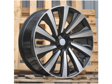 Jantes Look Land Rover Defender 23x10 5X120 ET 40 72.6 (Preto Polido)