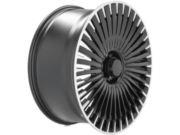 Jantes Look Mercedes AMG EQE 53 21x9.5 5X112 ET 30.1 66.6 (Preto Polido Metade Matte)