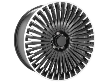 Jantes Look Mercedes AMG EQE 53 21x9.5 5X112 ET 30.1 66.6 (Preto Polido Metade Matte)