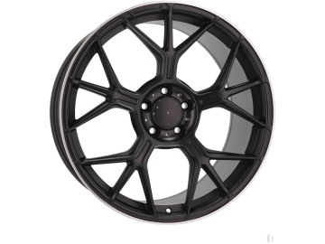 Jantes Look Mercedes AMG GT 20x9.5 5X112 ET 45 66.5 (Preto Matte + Aba Polida)