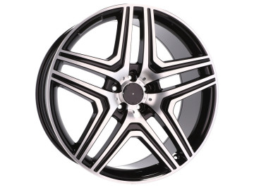 Jantes Look Mercedes AMG ML63 20x9 5X112 ET 48 66.6 (Preto Polido)