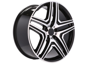 Jantes Look Mercedes AMG ML63 20x9 5X112 ET 48 66.6 (Preto Polido)