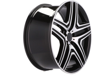 Jantes Look Mercedes AMG ML63 20x9 5X112 ET 48 66.6 (Preto Polido)