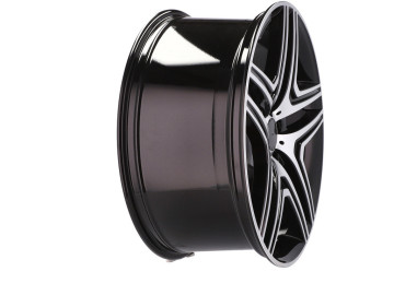 Jantes Look Mercedes AMG ML63 20x9 5X112 ET 48 66.6 (Preto Polido)