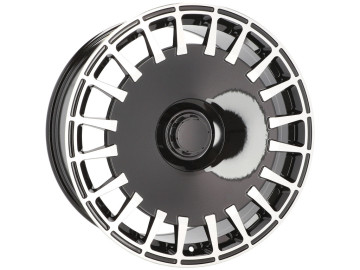 Jantes Look Mercedes BRABUS Class CLS 20x9.5 5X112 ET 43 66.6 (Preto Polido)