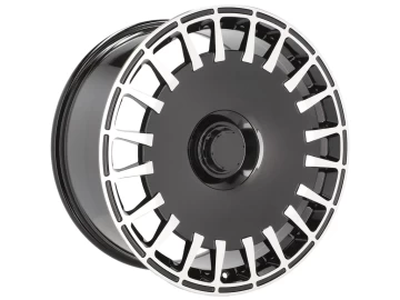 Jantes Look Mercedes BRABUS Class CLS 20x9.5 5X112 ET 43 66.6 (Preto Polido)