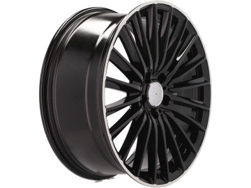 Jantes Look Mercedes C-Class 206 19x9 5X112 ET 45 66.6 (Preto + Aba Polida)