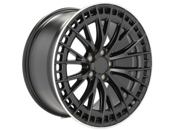 Jantes Look Mercedes CL C216 19x8.5 5X112 ET 36 66.6 (Preto Matte + Preto Polido)