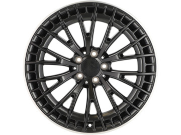 Jantes Look Mercedes CL C216 19x9.5 5X112 ET 43 66.6 (Preto Matte + Aba Polida)