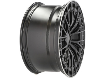 Jantes Look Mercedes CL C216 19x9.5 5X112 ET 43 66.6 (Preto Matte + Aba Polida)