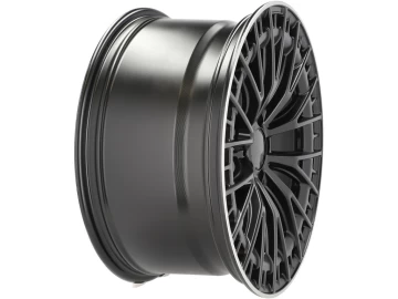 Jantes Look Mercedes CL C216 19x9.5 5X112 ET 43 66.6 (Preto Matte + Aba Polida)