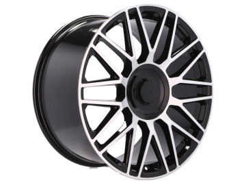 Jantes Look Mercedes Class S AMG 20x9.5 5X112 ET 45 66.6 (Preto Polido)