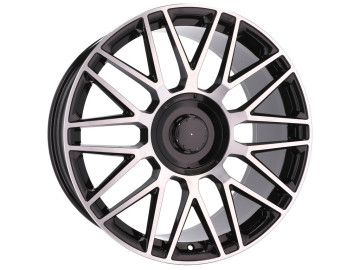 Jantes Look Mercedes Class S AMG 20x9.5 5X112 ET 45 66.6 (Preto Polido)