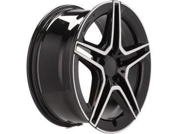 Jantes Look Mercedes GLC 43 AMG 20x9.5 5X112 ET 45 66.5 (Preto Polido)