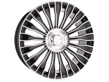 Jantes Look Mercedes MAYBACH 20x8.5 5X112 ET 40 66.6 (Preto Polido)