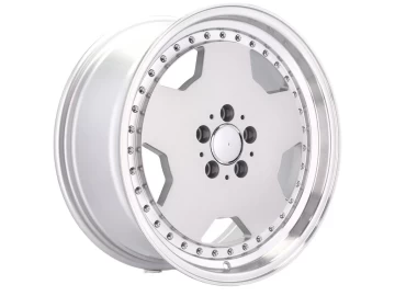 Jantes Look Mercedes Monoblock 18x8 5X112 ET 35 66.6 (Prata + Aba Polida)