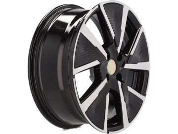 Jantes Look Peugeot 208 Full Spoke 16x6.5 4X108 ET 32 65.1 (Preto Polido)