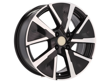Jantes Look Peugeot 208 Full Spoke 16x6.5 4X108 ET 32 65.1 (Preto Polido)