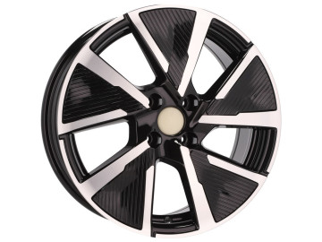 Jantes Look Peugeot 208 Full Spoke 16x6.5 4X108 ET 32 65.1 (Preto Polido)